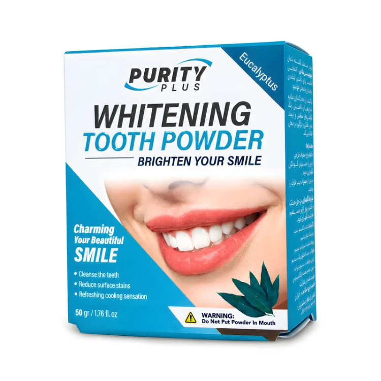 پودر سفیدکننده دندان پیوریتی پلاس (Purity Plus) وزن ۵۰ گرم - با رایحههای متفاوت