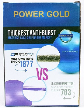 توپ ( جیم بال ) پیلاتس و استابیلتی ۸۵ پاور گلد (Power Gold)؛ قدرت، تعادل و ایمنی در تمرینات شما