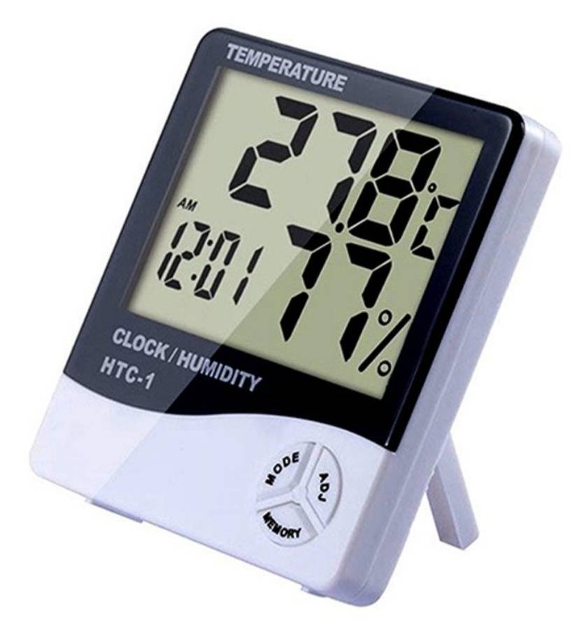 رطوبت سنج و دماسنج دیجیتال بی سیم  مدل Htc-1