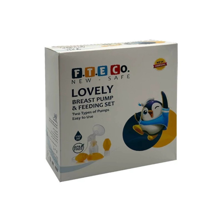 شیردوش دستی و پک کامل شیرخوری F.T.E Co مدل لاولی